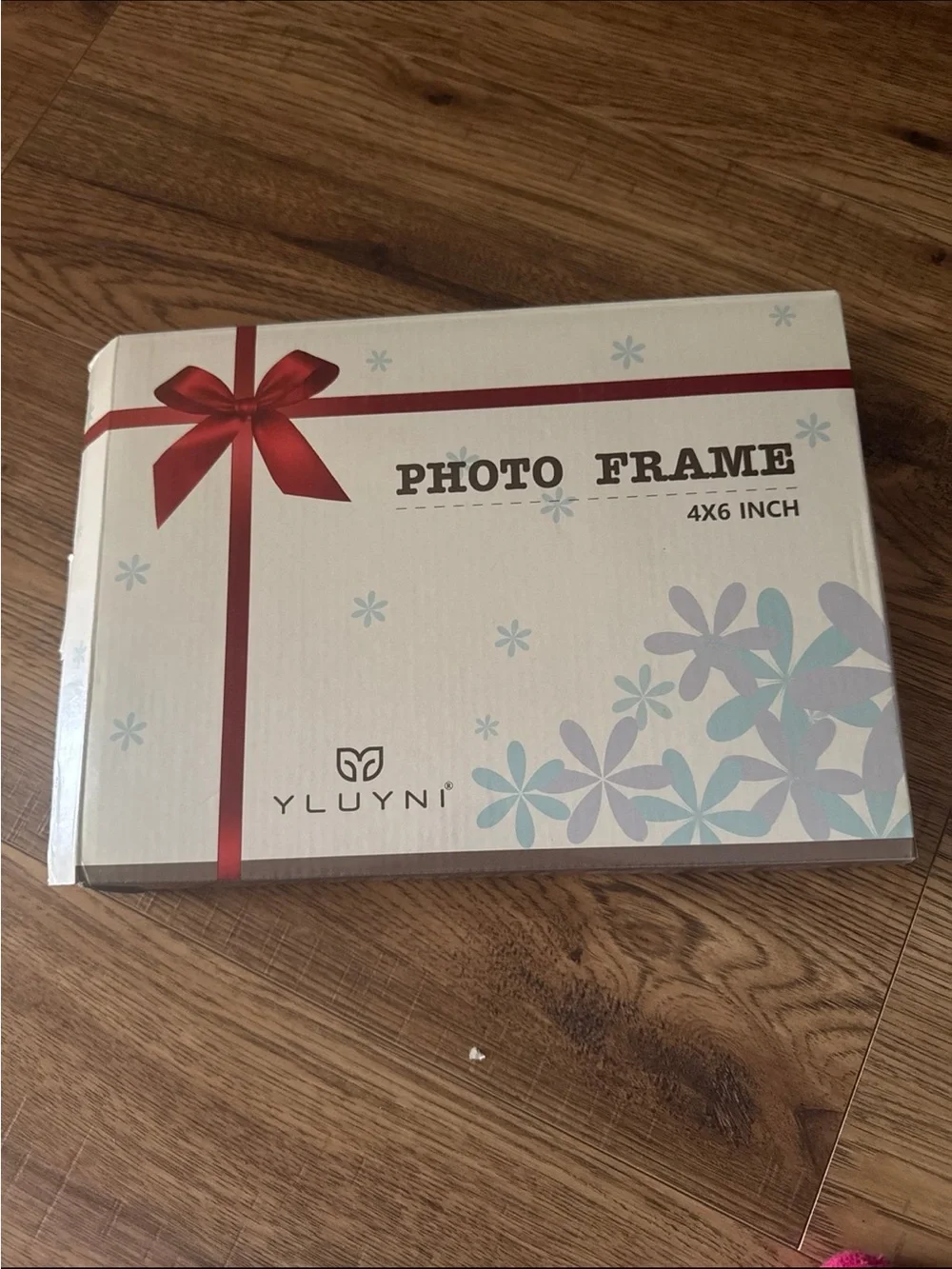 Rustic Love Wooden Photo Frame - White & Natural